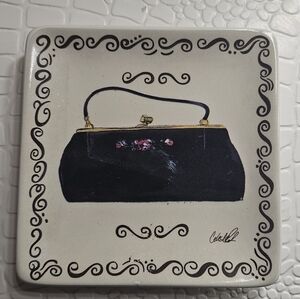 Tray Used As Trinket/Jewlery Dish- Handbag Design By MWW Market
